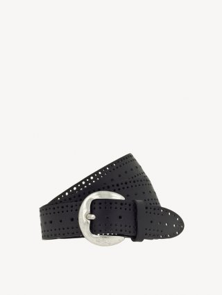 Tamaris Ledergürtel - Schwarz Tamaris Ledergürtel - Schwarz