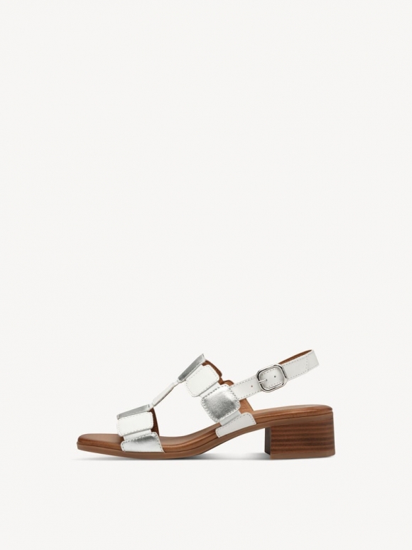 Tamaris Ledersandalette - Weiß Tamaris Ledersandalette - Weiß