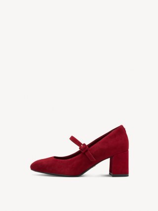 Tamaris Lederpumps - Rot