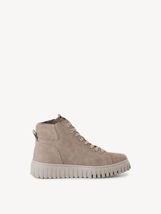Tamaris Lederstiefelette - Grau Tamaris Lederstiefelette - Grau