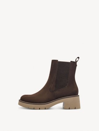 Tamaris Leder Chelsea Boot - Braun Tamaris Leder Chelsea Boot - Braun