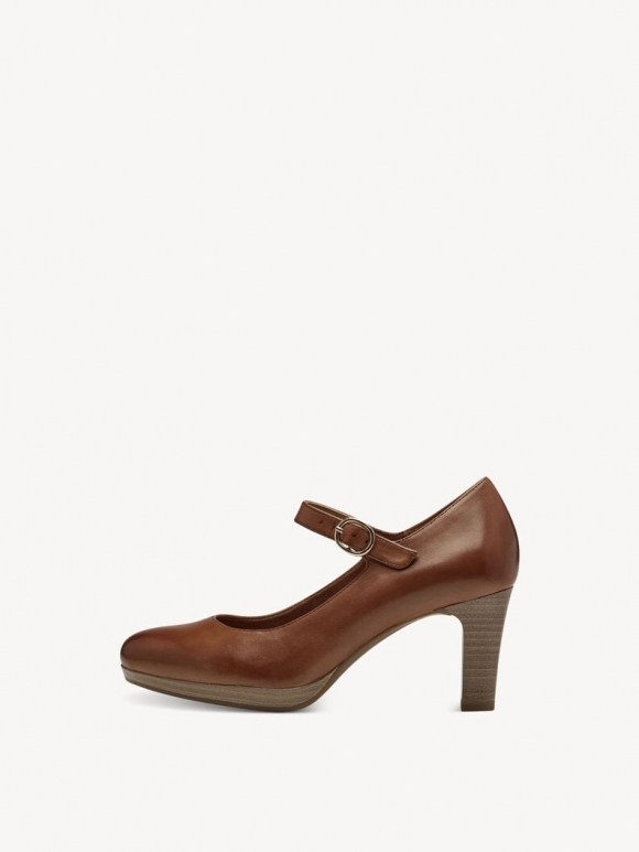 Tamaris Lederpumps - Braun Tamaris Lederpumps - Braun
