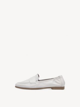 Tamaris Lederslipper - Weiß