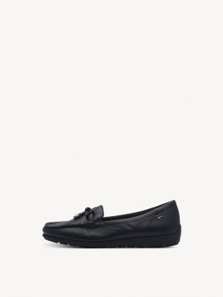 Tamaris Lederslipper - Schwarz Tamaris Lederslipper - Schwarz