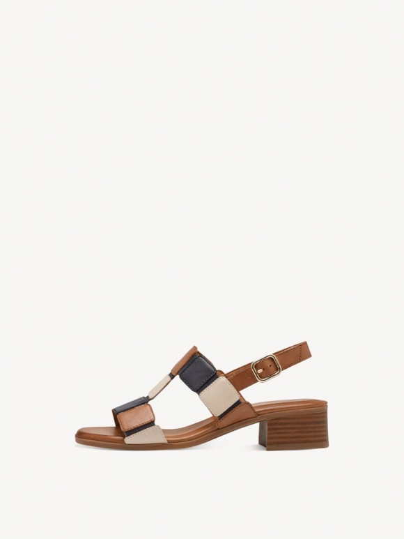 Tamaris Ledersandalette - Blau