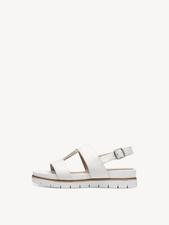 Tamaris Ledersandalette - Weiß Tamaris Ledersandalette - Weiß