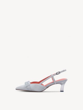 Tamaris Lederslingpumps - Blau Tamaris Lederslingpumps - Blau