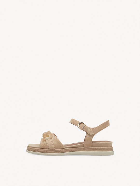 Tamaris Ledersandalette - Braun Tamaris Ledersandalette - Braun
