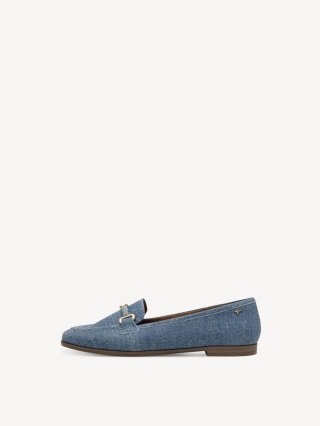 Tamaris Lederslipper - Blau Tamaris Lederslipper - Blau