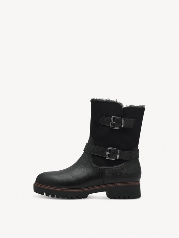 Tamaris Stiefelette - Schwarz Warmfutter Tamaris Stiefelette - Schwarz Warmfutter