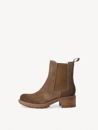 Tamaris Leder Chelsea Boot - Braun Tamaris Leder Chelsea Boot - Braun