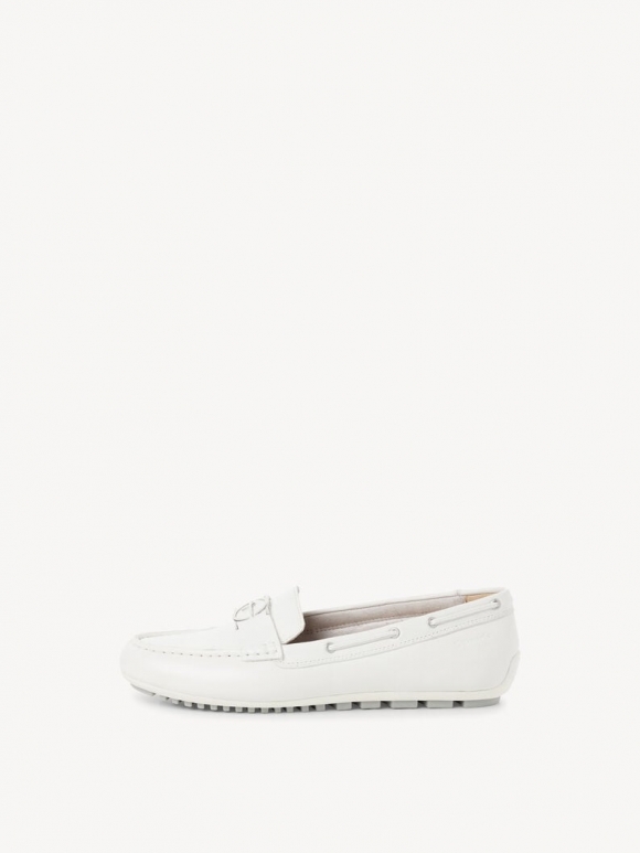 Tamaris Ledermoccassin - Weiß