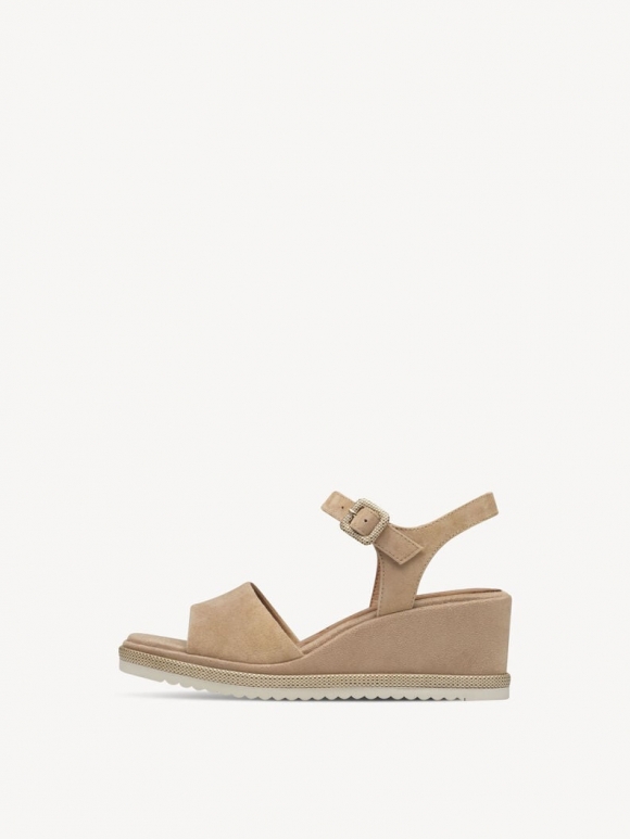 Tamaris Ledersandalette - Braun Tamaris Ledersandalette - Braun