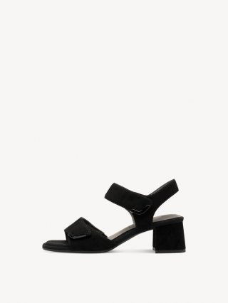 Tamaris Ledersandalette - Schwarz