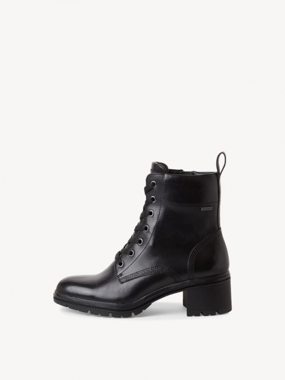 Tamaris Leder Stiefelette Gore-tex - Schwarz