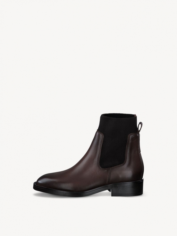 Tamaris Leder Chelsea Boot - Braun Tamaris Leder Chelsea Boot - Braun