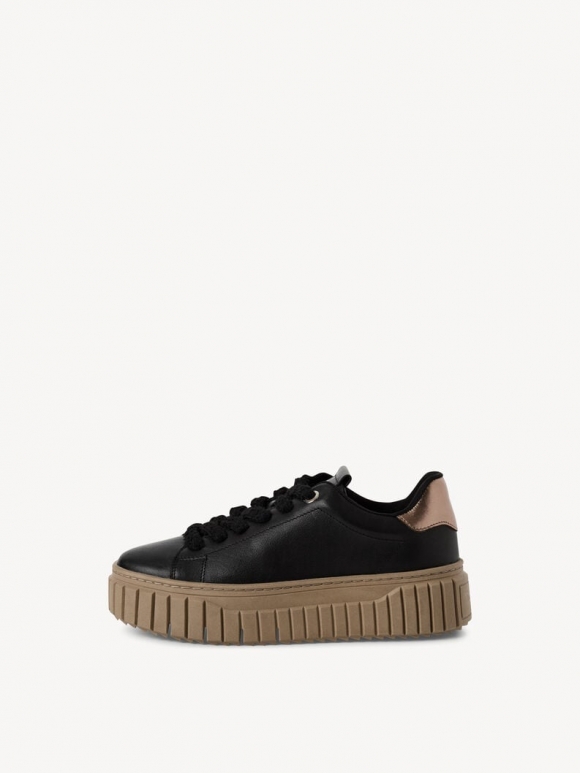 Tamaris Ledersneaker - Schwarz Tamaris Ledersneaker - Schwarz