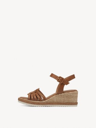 Tamaris Ledersandalette - Braun Tamaris Ledersandalette - Braun