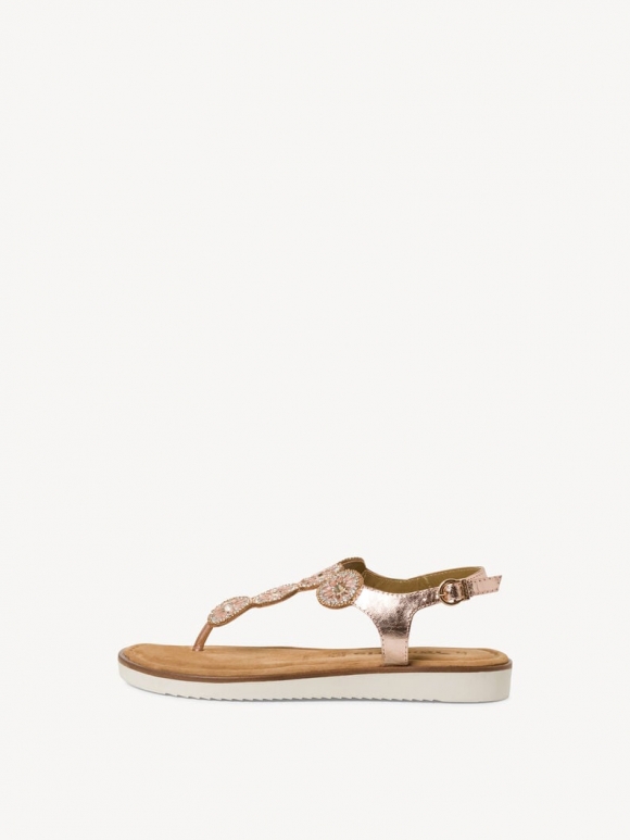 Tamaris Ledersandale - Metallic Tamaris Ledersandale - Metallic