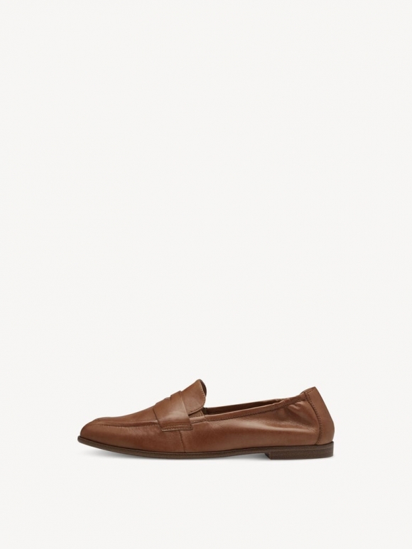 Tamaris Lederslipper - Braun Tamaris Lederslipper - Braun
