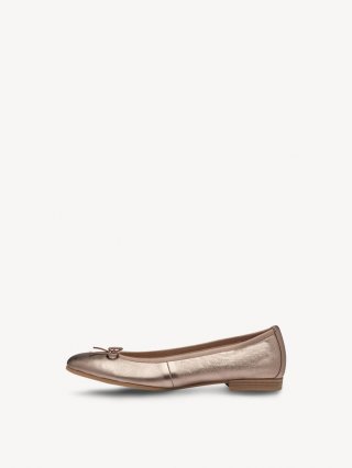 Tamaris Lederballerina - Metallic Tamaris Lederballerina - Metallic