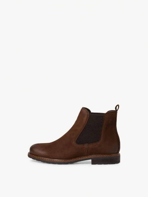 Tamaris Leder Chelsea Boot - Braun Tamaris Leder Chelsea Boot - Braun