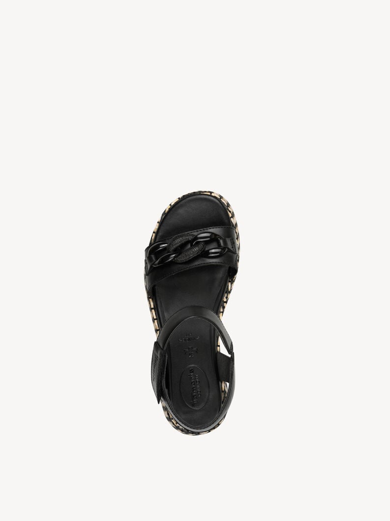 Tamaris Ledersandalette - Schwarz