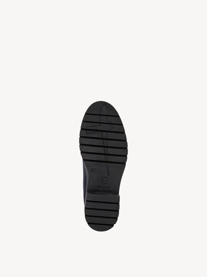 Tamaris Lederstiefelette - Blau Warmfutter