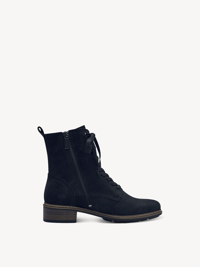 Tamaris Lederstiefelette - Blau