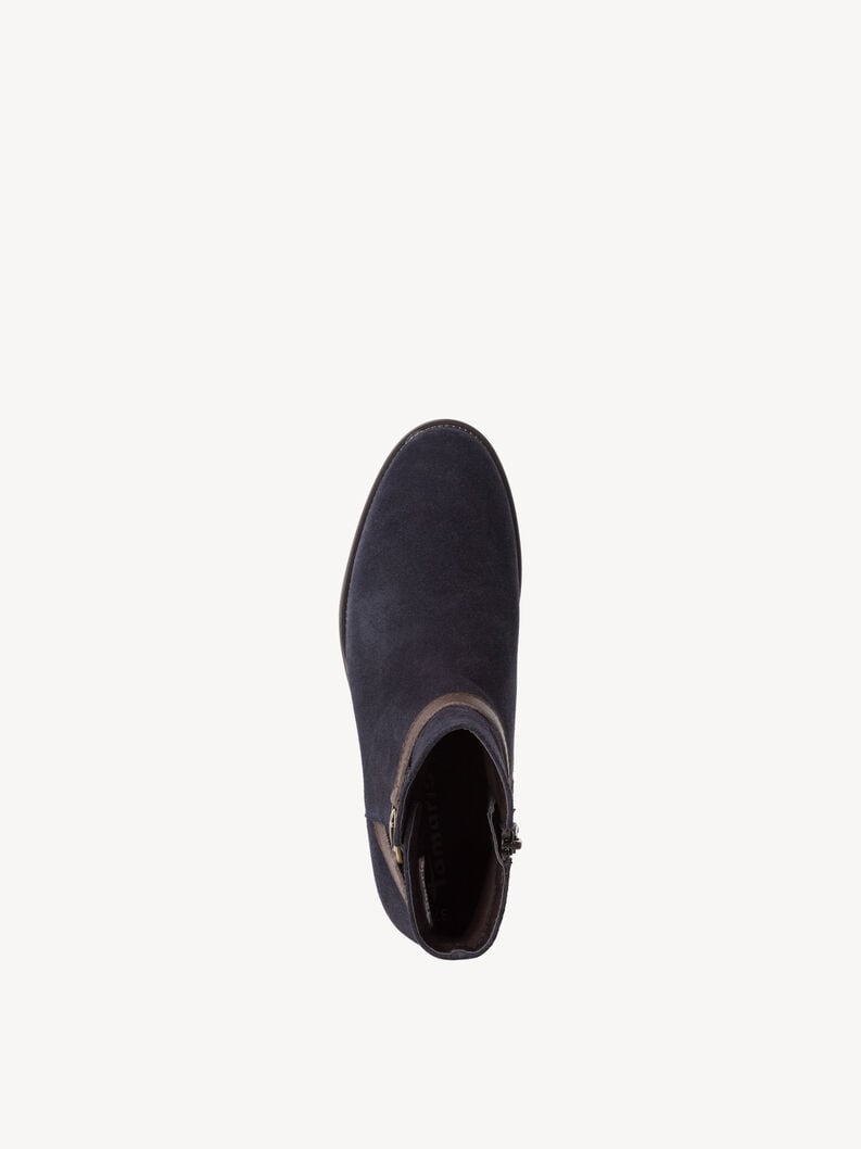 Tamaris Lederstiefelette - Blau