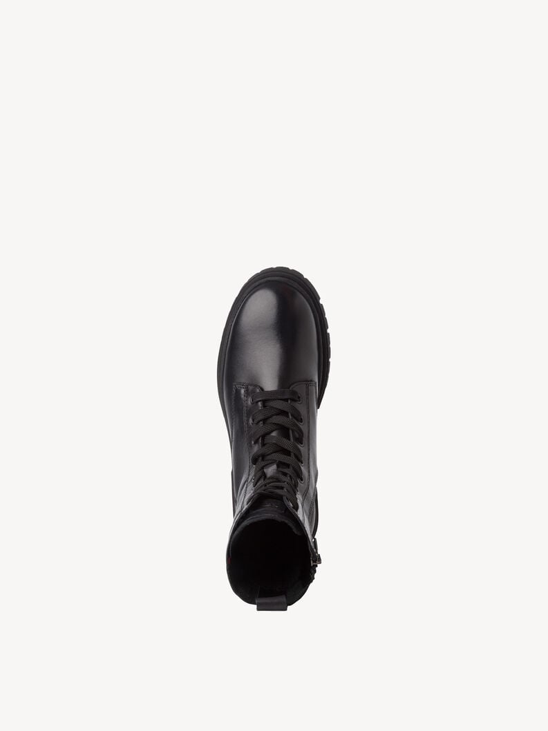 Tamaris Lederstiefelette - Schwarz