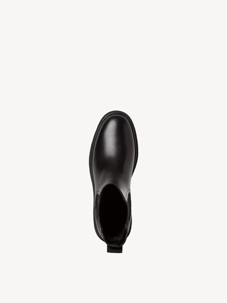 Tamaris Leder Chelsea Boot - Schwarz