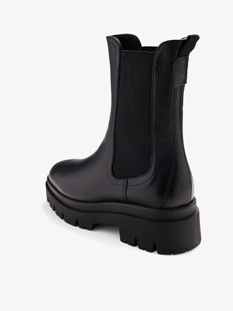Tamaris Leder Chelsea Boot - Schwarz
