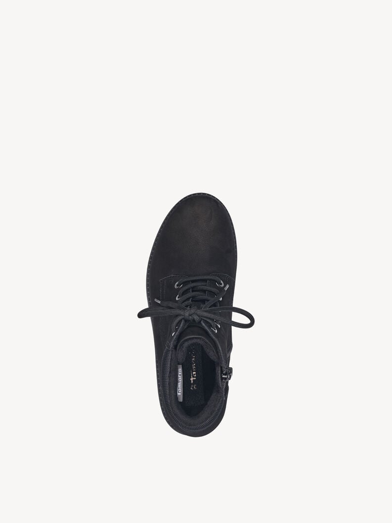 Tamaris Lederstiefelette - Schwarz