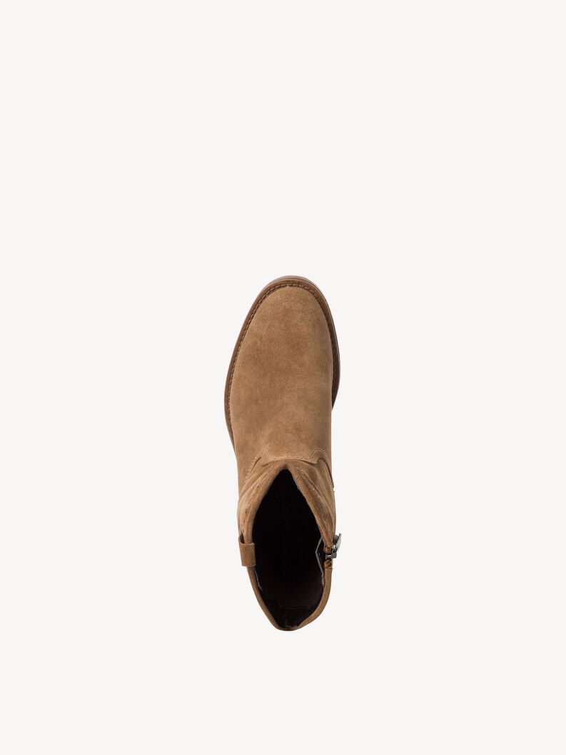 Tamaris Lederstiefelette - Braun