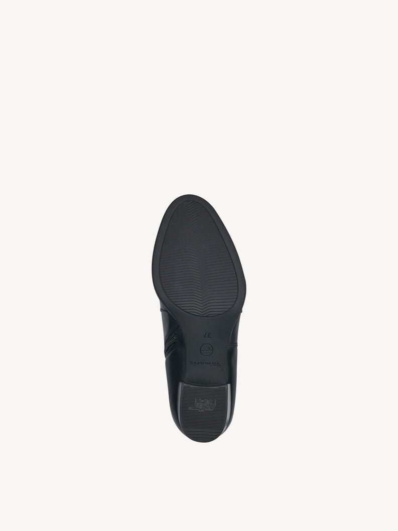 Tamaris Lederstiefelette - Schwarz