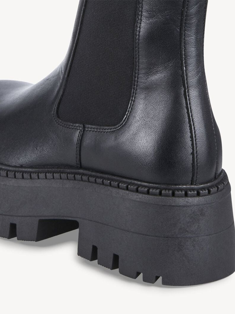 Tamaris Leder Chelsea Boot - Schwarz