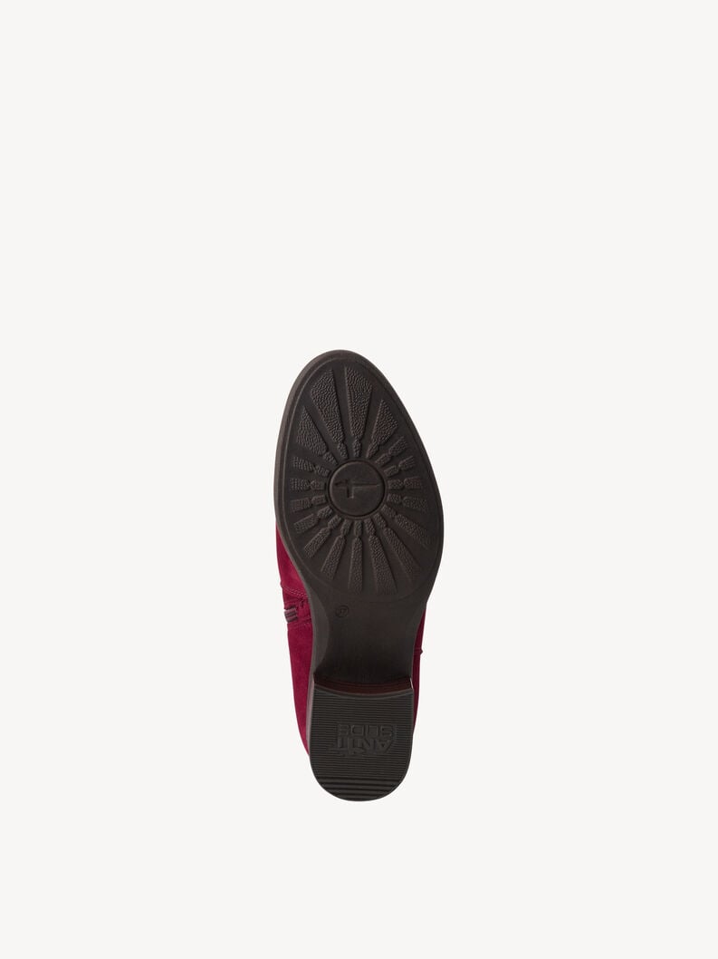 Tamaris Lederstiefelette - Rot