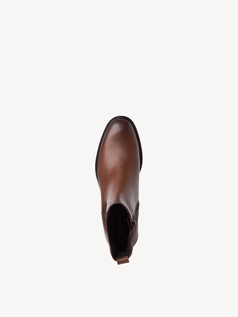 Tamaris Leder Chelsea Boot - Braun