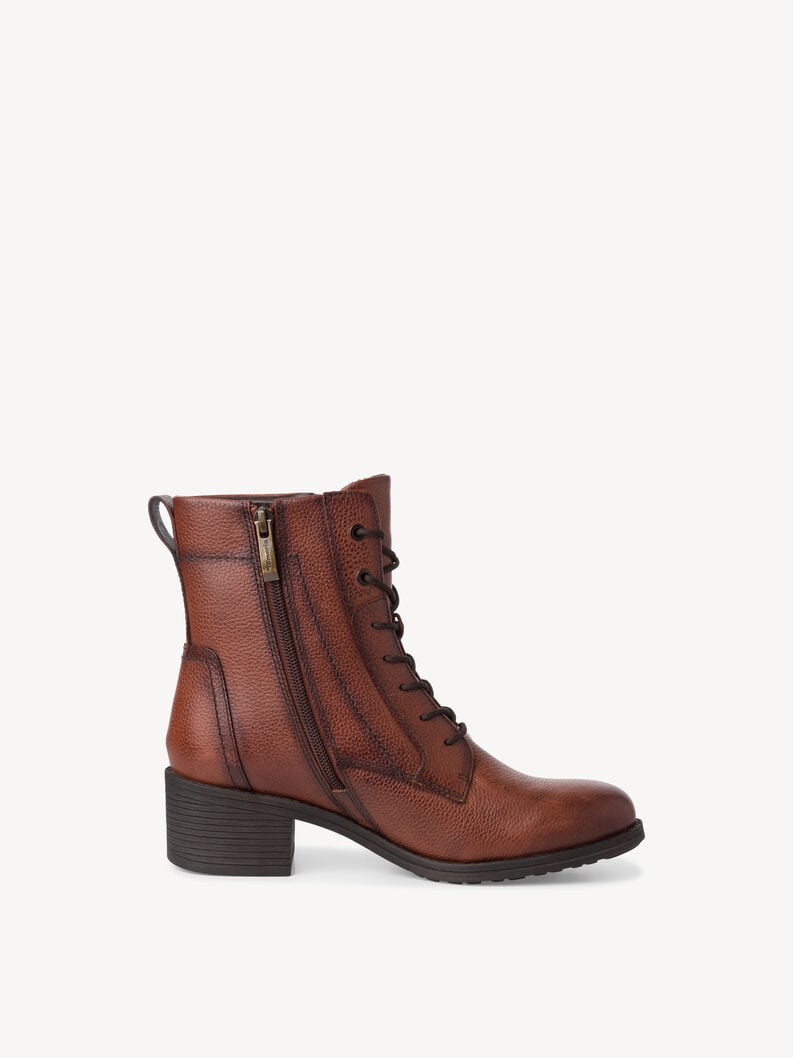 Tamaris Lederstiefelette - Braun