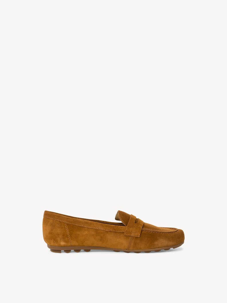 Tamaris Ledermoccassin - Braun