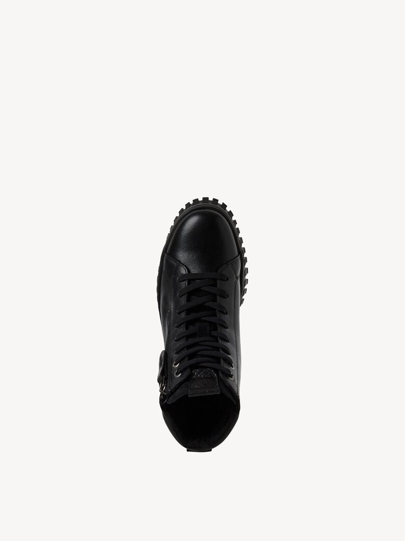 Tamaris Lederstiefelette - Schwarz