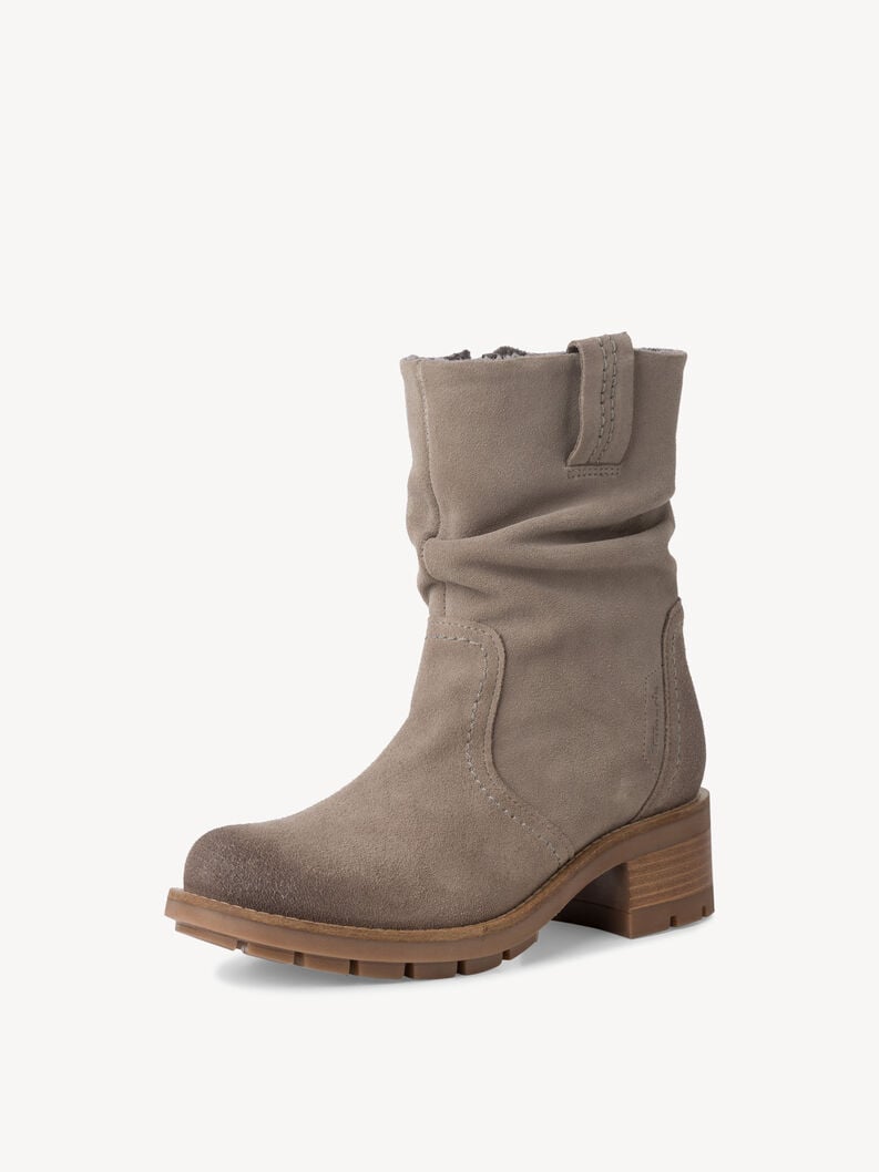Tamaris Lederstiefelette - Grau