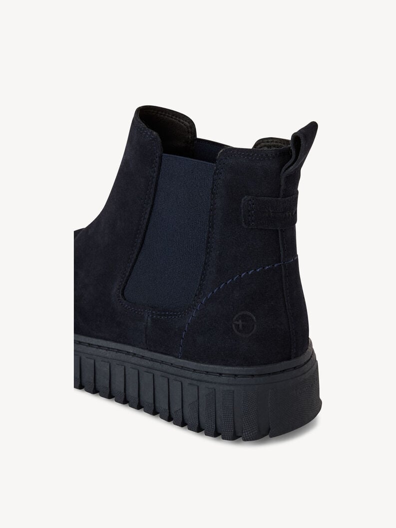 Tamaris Leder Chelsea Boot - Blau