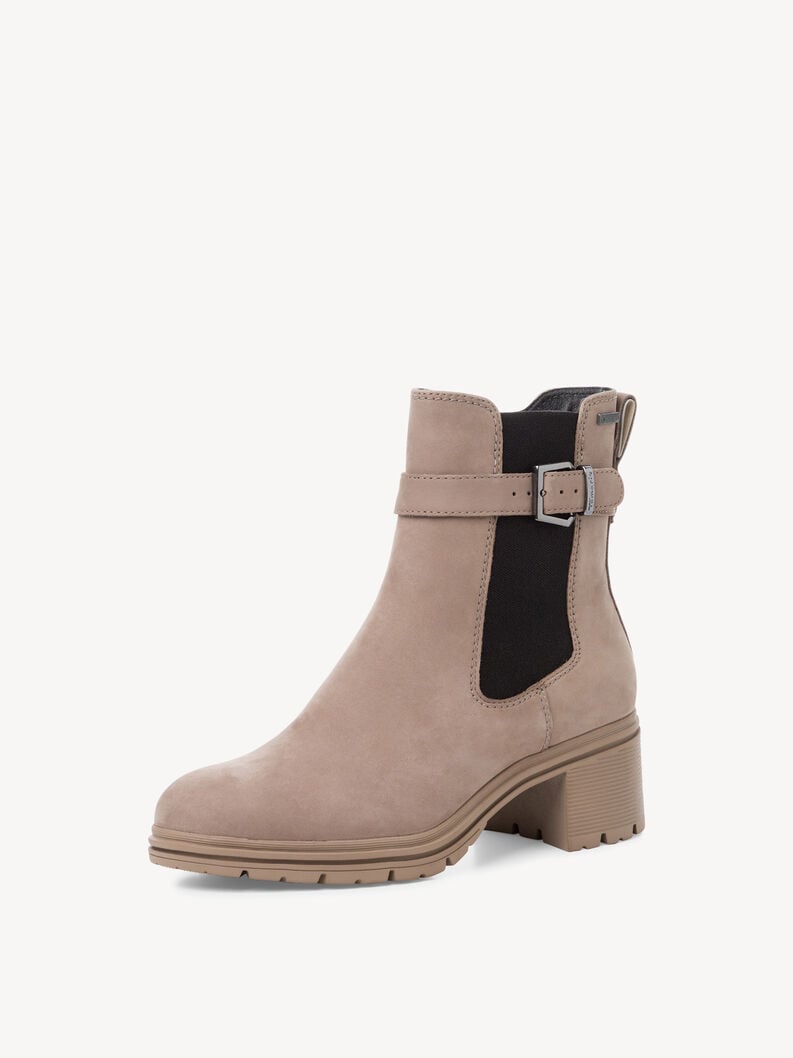 Tamaris Leder Stiefelette Gore-tex - Beige
