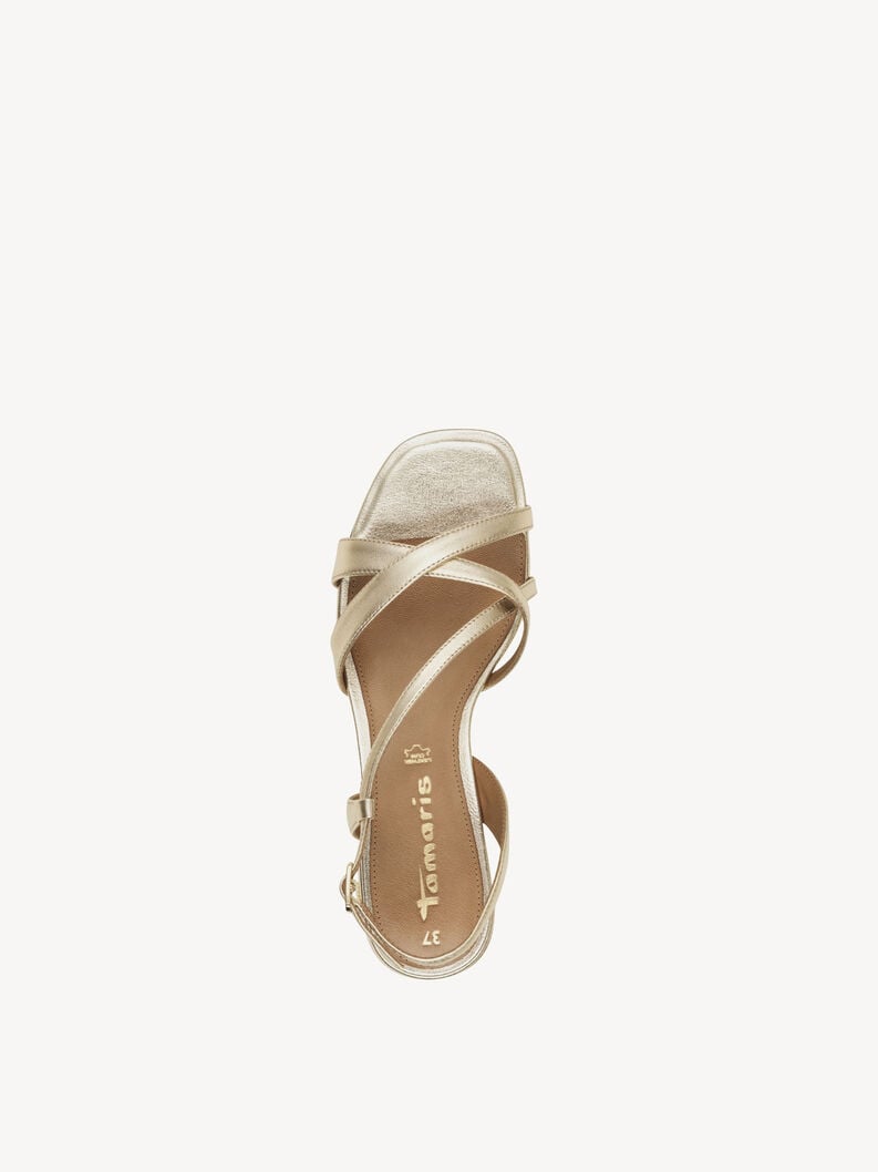 Tamaris Ledersandalette - Gold