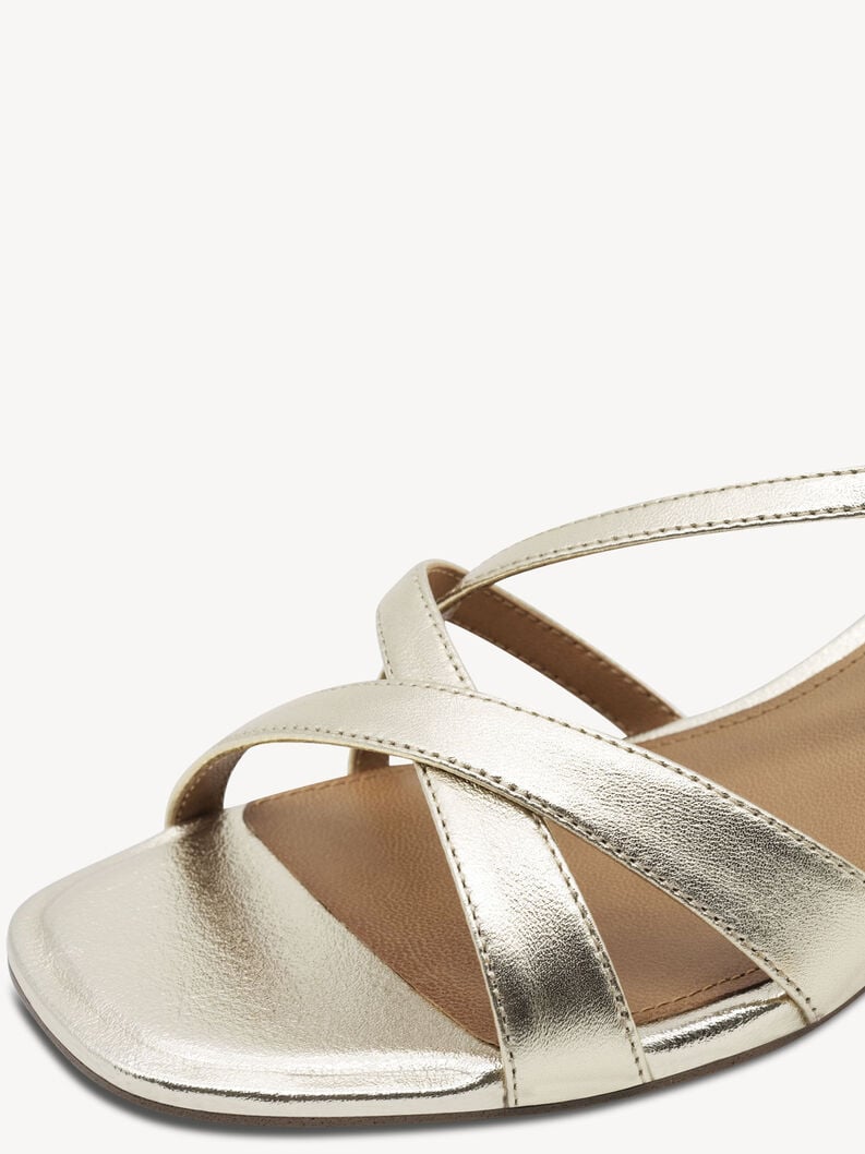 Tamaris Ledersandalette - Gold