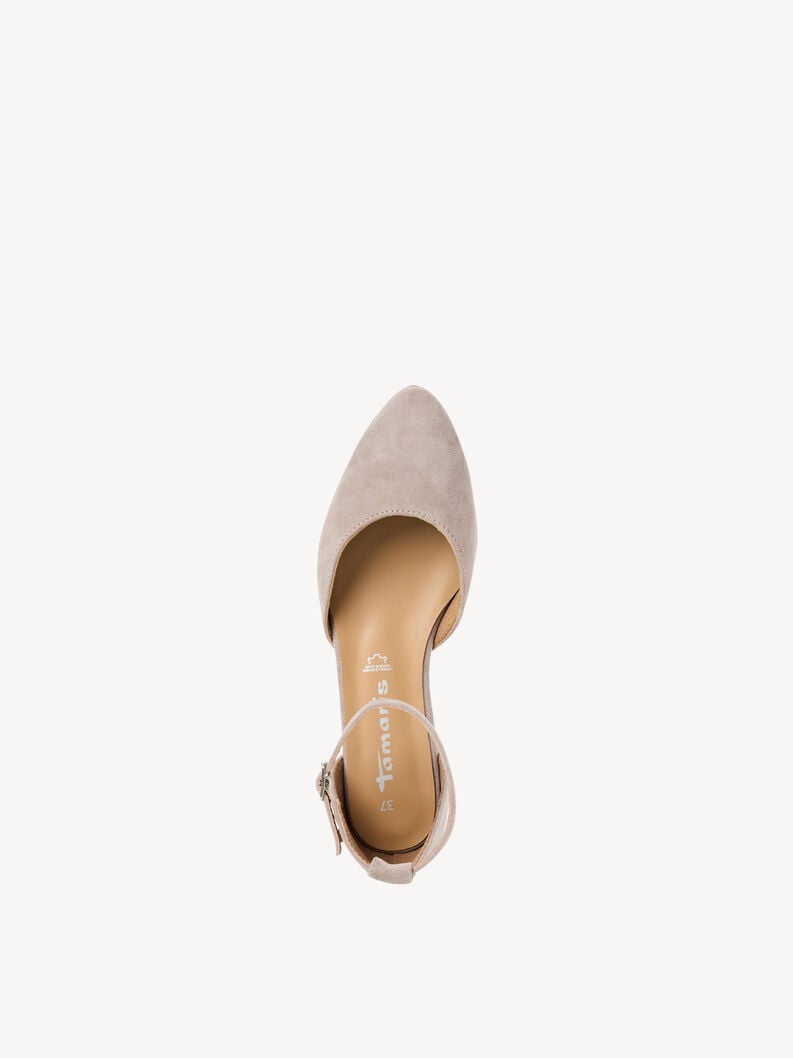 Tamaris Lederballerina - Beige