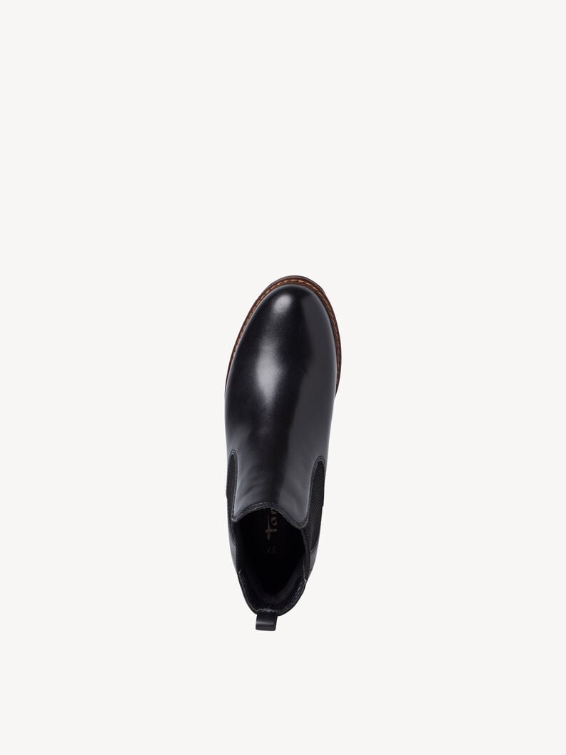 Tamaris Leder Chelsea Boot - Schwarz