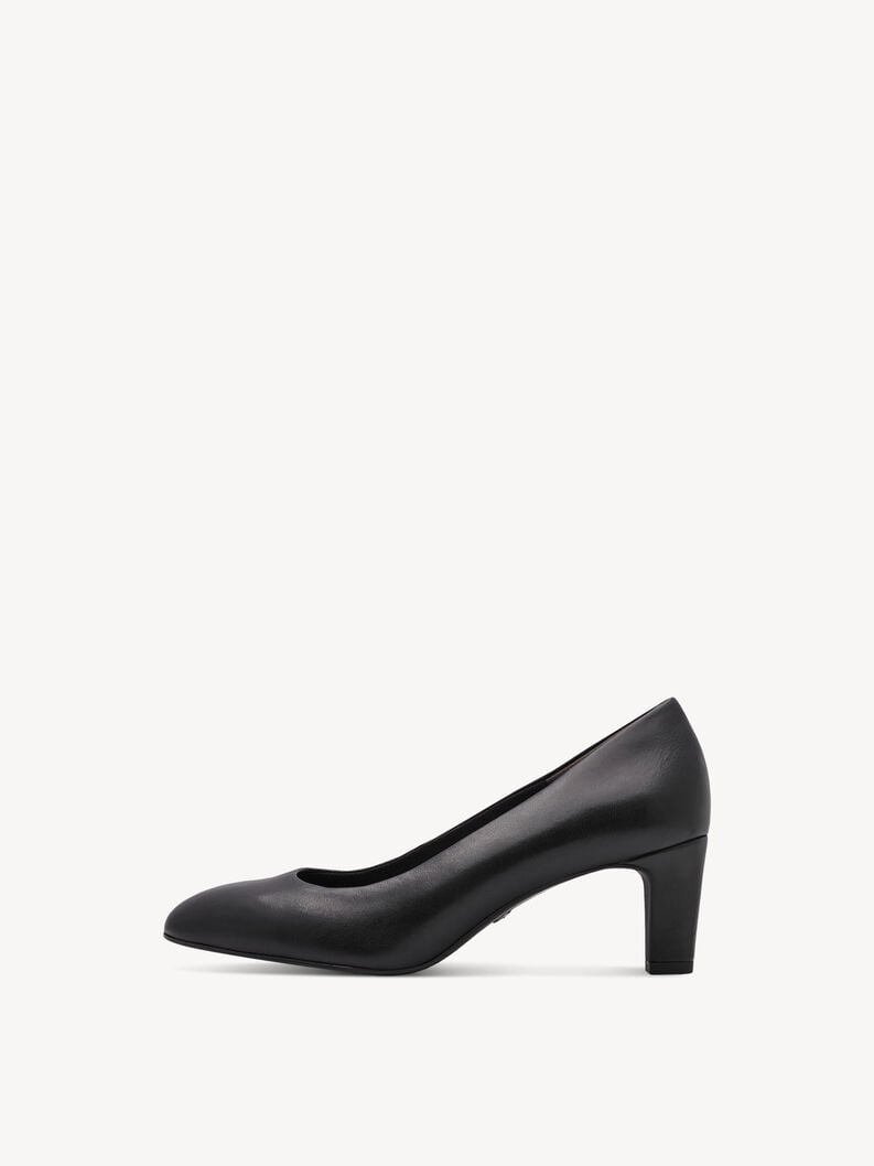 Tamaris Lederpumps - Schwarz